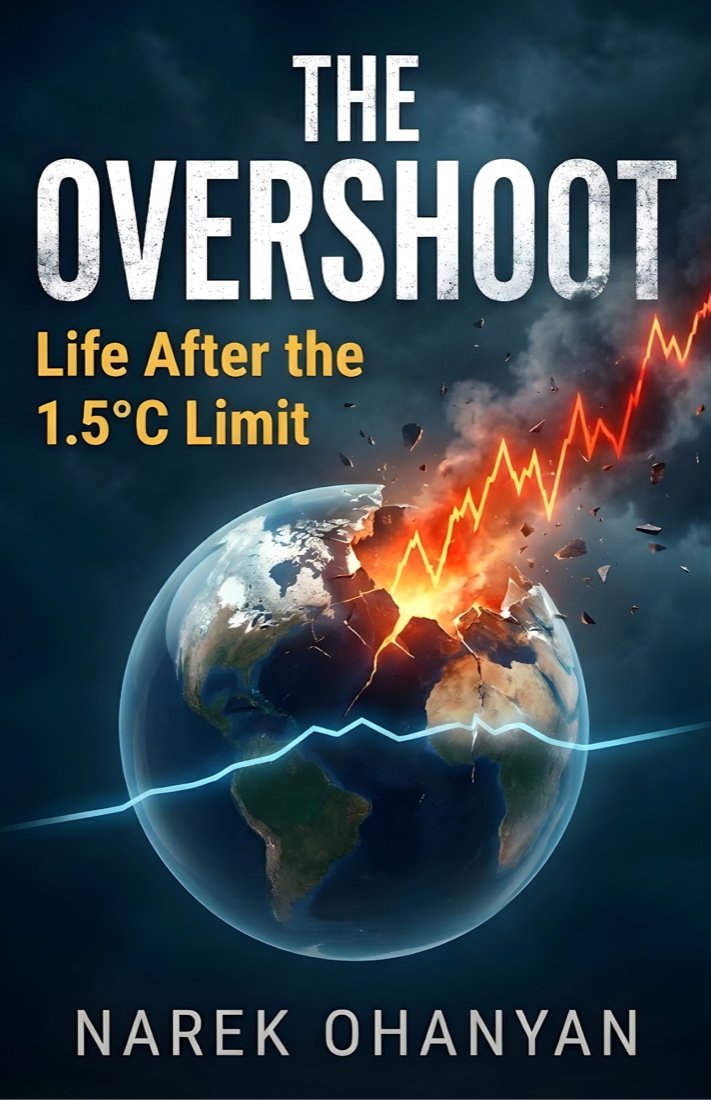 Cover of The Overshoot: Life After the 1.5°C Limit by Narek Ohanyan